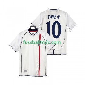 Fußballtrikots England OWEN 10 Retro Heim Trikotsatz 2002